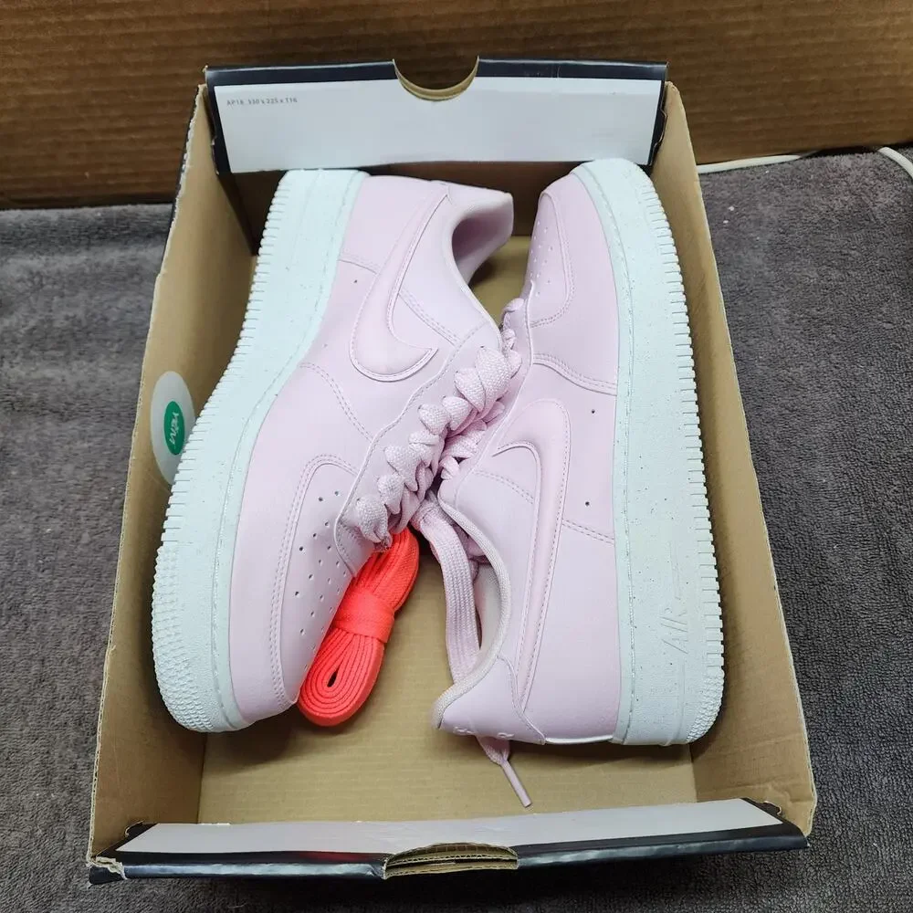 New womens size 11 Nike Air Force 1 Pink foam shoes Sneakers HF2014-600 b54